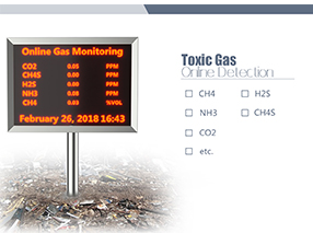 On-line Monitoring system for Landfill Environment
